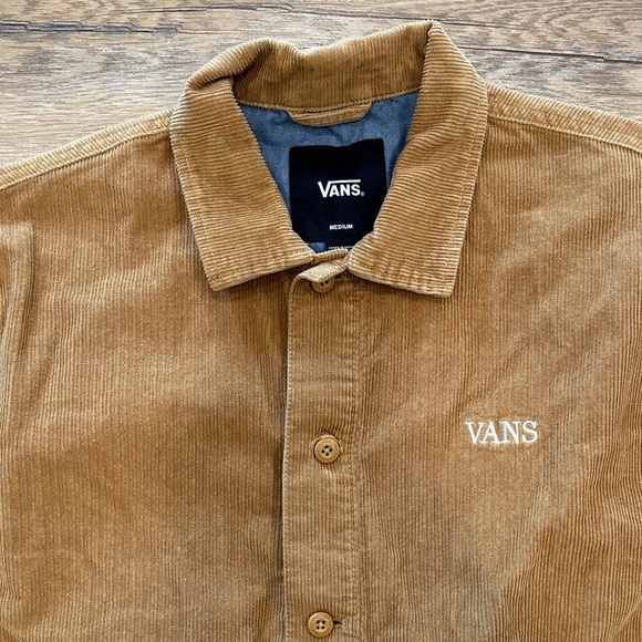 Vans Men's Brown Corduroy Shirt Jacket - Picture 2 of 6
